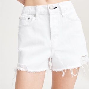 Maya High-Rise Short - White Tabby - Size 31